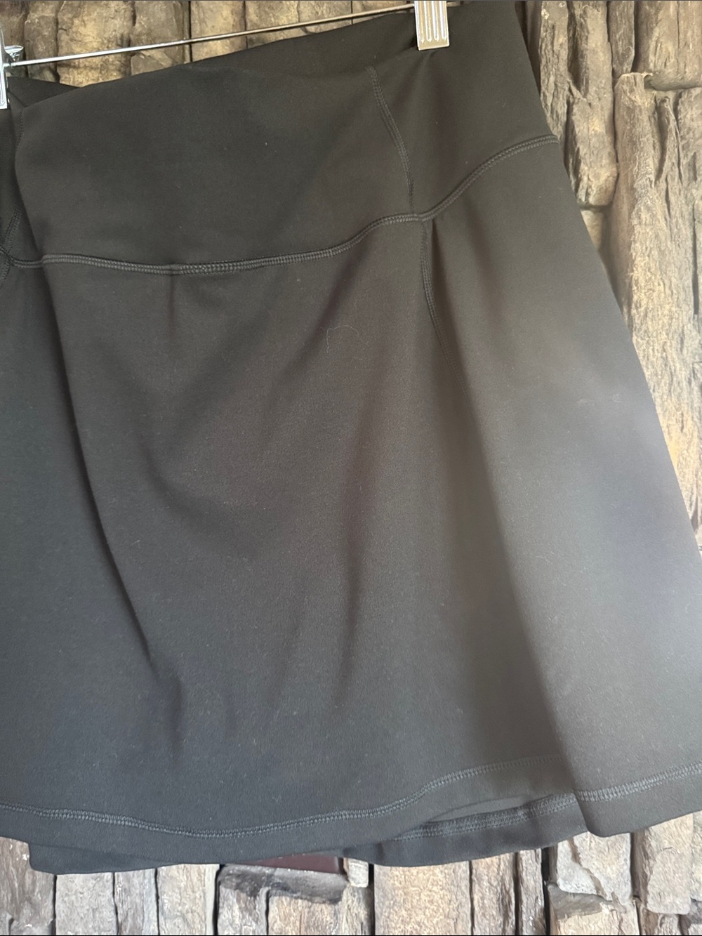 J. Crew Black Active Skort with Subtle Logo - Picture 6 of 7